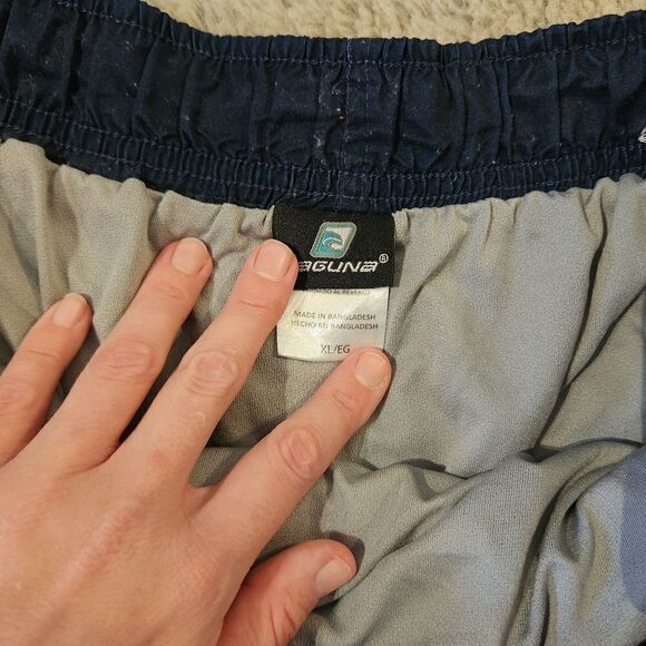 Laguna Swim Trunks Mens XL Multi Color Colorful Summer Beach Board Shorts Pocket - Picture 4 of 5